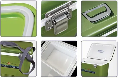 Produktbild von WFT Multicooler 12L green Kühlbox