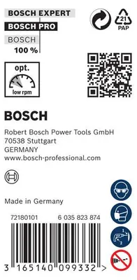 Immagine prodotto di Trapano per legno HSS Bosch PRO, 22x100x400 mm