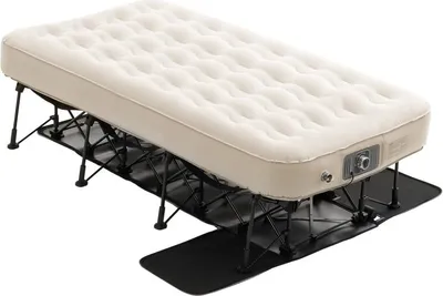 Image de Matelas gonflable Lit de camping 1 personne - Lit d'invité 1885x1050x580mm - Lit de voyage idéal et couchage en plein air