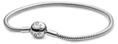 Produktbild von PANDORA Armband 590728 Glatt Kugelverschluss Sterling Silber 18
