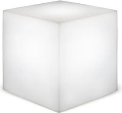 Produktbild von Stehlampe außen E27 IP65 B: 43 cm cm hoch Weiß eckig warmweiß 2700 K 600 lm Modern Außenleuchte