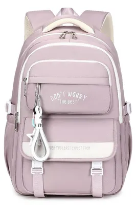 Produktbild von Schulrucksack Teenager Mädchen Große Kapazität Lila 28L Laptopfach 15,6 Zoll