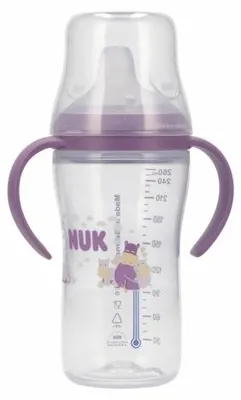 Productafbeelding van NUK Perfect Match drinkfles 260 ml, design Hippo, geschikt vanaf 6 maanden