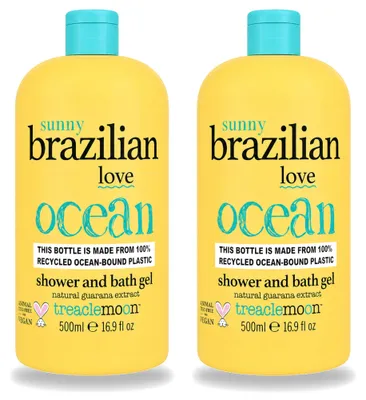 Obrázok produktu pre 2 kusy gélu na umývanie tela a sprchy Treaclemoon Brazilian Love – 500 ml – výhodný balík