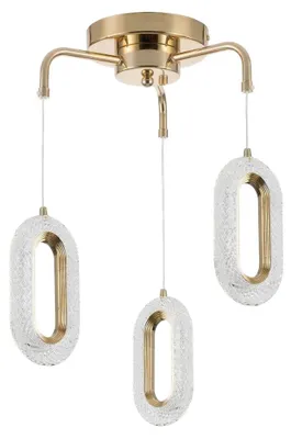 Image de Lampe Suspendue Rea G173-3Cp Doré