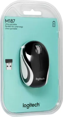 Produktbild von Logitech M 187 cordless Mini Mouse USB black