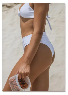 Produktbild von POSTER - 42x59 cm (A2) - Visual Echo - Sommerliche Strandszene, leuchtende Farben, Natürlichkeit. - Wandbild für Wohnzimmer Schlafzimmer & Flur, Modernes Poster Wanddeko, Ungerahmt