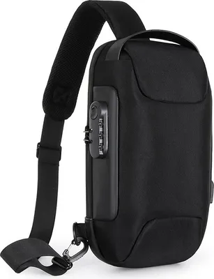 Obrázek produktu pro INF Crossbody kabelka s voděodpudivou látkou Černá