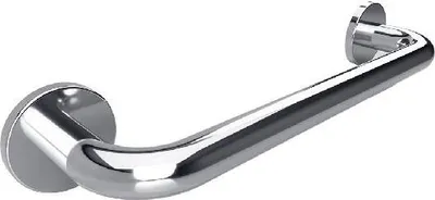 Produktbild von Rollstuhlgriff Bemeta Help 400 mm Edelstahl poliert mit Kappe