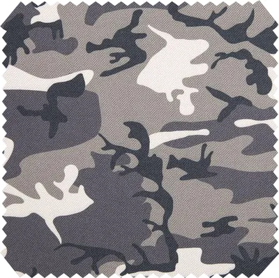Produktbild von novely® HANAU MOOS - Dekostoff mit Camouflage-Print - Robuster Möbelstoff - Pflegeleichte Meterware 1lfm - Farbe: 04 Grau