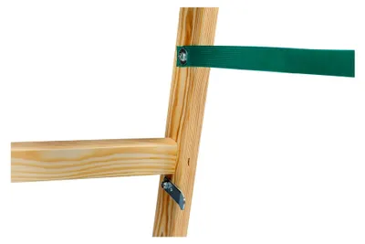 Produktbild von Doppelstufenleiter Holzleiter Stehleiter (3 Stufen) 95cm