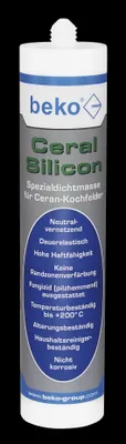 Produktbild von beko Ceral-Silicon 310 ml Silikon schwarz 229 310 1