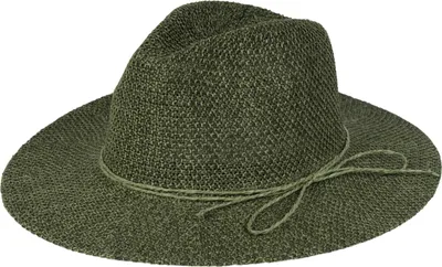 Produktbild von styleBREAKER Damen Panama Sonnenhut mit dünnem Hutband, Strohhut, Schlapphut, Sommerhut, Fedora Hut 04025040
