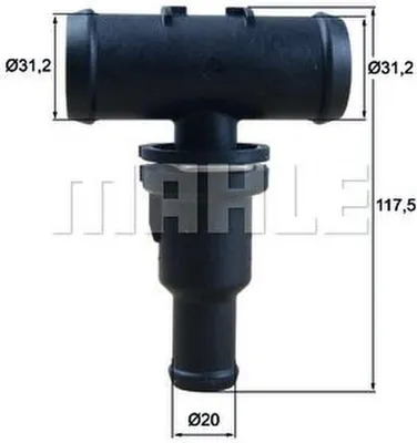 Image de Thermostat, liquide de refroidissement MAHLE TH 53 75