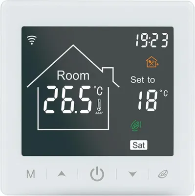 WLAN Thermostat für Fußbodenheizung, weiß, 16A 230V