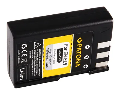 Produktbild von PATONA 1040, Nikon, 1000 mAh, 7,4 V, Lithium-Ion (Li-Ion)