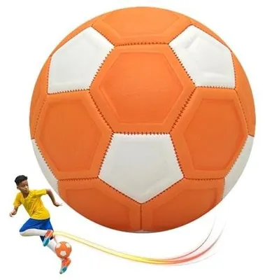 Image de Balle de football de 22 cm, taille 5, idéale pour les enfants de 5 à 15 ans