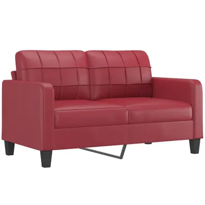 Produktbild von vidaXL 2-Sitzer-Sofa Weinrot 140 cm Kunstleder
