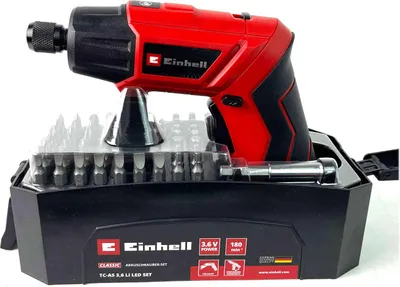 Produktbild von Einhell Akkuschrauber TC-AS 3,6 Li LED Set inkl. 54 tlg Bit