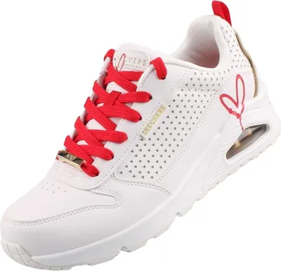 Produktbild von Skechers Uno Love Hearted Sneaker Weiß/Rot