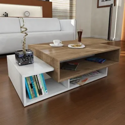 Produktbild von Couchtisch Weiß-Walnuss Tab ""