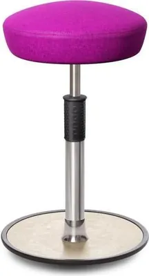 Produktbild von Sitz- Stehhocker Free Tall Hutsitz kvadrat Divina Melange Pink Chrom /creme.