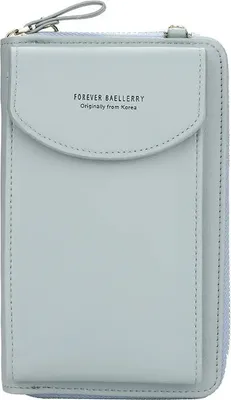 Zdjęcie produktu dla Portfel Crossbody Baellerry ME-25501 - Jasnoniebieski KP25501