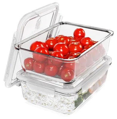 Obrázok produktu pre Omgoods – Súprava dvoch sklenených nádob na skladovanie potravín