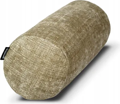 Produktbild von Geronimo | Nackenkissen - Dekokissen Rolle - Braun - 50x20cm - Maschinenwaschbar - Abnehmbarer Bezug - Antiallergisch - FLUFFY