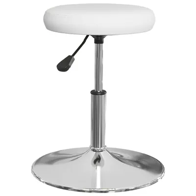 Produktbild von "im Sonderangebot"Esszimmerstühle 2er Set modernes - CLORIS - Polsterstühle für Esszimmer, Weiß Kunstleder - 31 x (39-53) cm - DEMöbel3785029