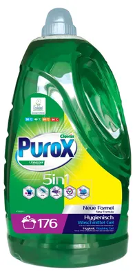 Produktbild von PUROX Universal Flüssigwaschmittel 5,3 l, 176 Waschladungen, Kalkschutz