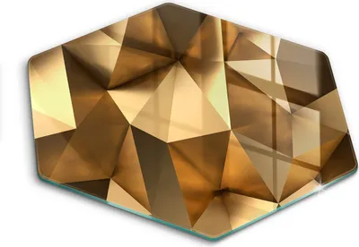 Produktbild von Glasschneideplatte - Herdabdeckplatte - Hexagon 40 cm -Schneidebrett - Spritzschutz - Hintergrundabstraktionsstruktur