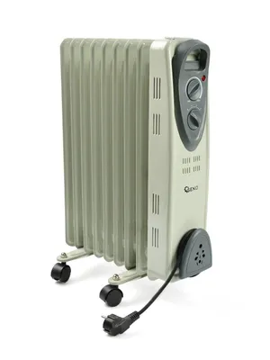 Produktbild von JUNG Ölradiator GEKO G80552 elektrische Heizung, 1500W, Ölradiator Energiesparend, 1500 W, Elektro Heizgerät für Wohnzimmer