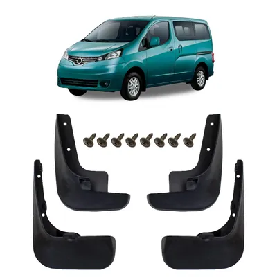 Produktbild von Schmutzfänger 4er-Set mit Befestigungssatz passend für NISSAN NV200 2009-2019