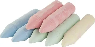 Obrázok produktu pre Jumbo krieda na kreslenie na chodníku – 7 tyčiniek – farebná – 1 ks