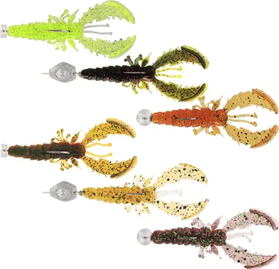 Produktbild von Westin Crecraw Slim R 'N R 5.5cm - 3 montierte Gummifische im Set, Farbe:Dark Water Mix 22