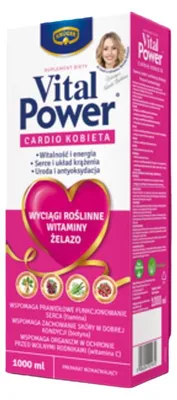 Imagen del producto de Kruger Vital Power Tonik Cardio para mujeres, 1000 ml