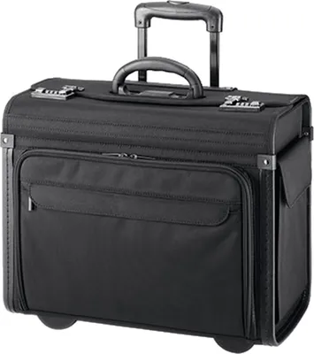 Produktbild von Aktentrolley-Aktenkoffer-Pilotentrolley Pilotenkoffer-Trolley 46x36x23cm-Bowatex