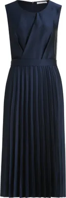 Produktbild von Betty & Co Chiffon Kleid Midi Rundhals ärmellos figurumspielend Reißverschluss 115 cm