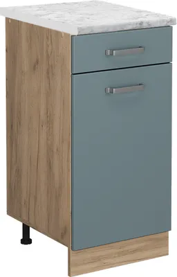 Obrázek produktu pro Spodní skříňka kuchyňské linky Vicco R-Line Modrošedá 40 cm PD Mramor, Model 46044