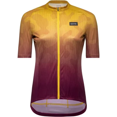 Produktbild von GORE Kurzarm Fahrradtrikot - RAIN CAMO WMN - Gelb/Lila 36