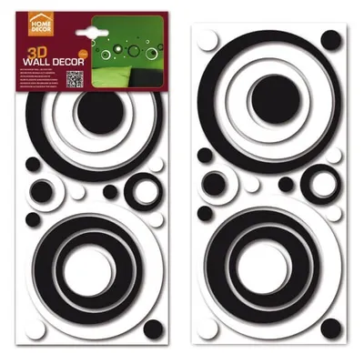 Obrázek produktu pro Crearreda 59508, Černá, Bílá, Jednobarevný, 310 mm, 150 mm
