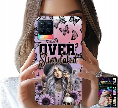 Immagine prodotto di Custodia per Realme 8 / 8 Pro - Over Stimulated, Motivi adolescenziali, Custodia