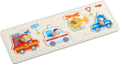 Produktbild von HABA 303184 Greifpuzzle Einsatzfahrzeuge