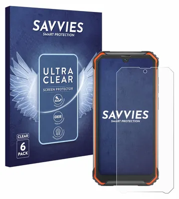 A product shot of a phone screen protector and its packaging.