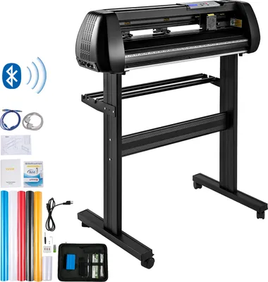 Obrázek produktu pro SucceBuy vinylový řezací stroj, 28 palců, řezací plotr, Bluetooth, vysoká přesnost, nastavitelná rychlost a síla, software pro kutily