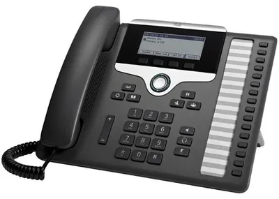 Produktbild von Cisco 7861 IP Telefon 16 Leitungen 3.5" LCD Display Schwarz und Silber Wandmontagefhig