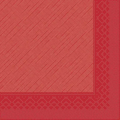 Produktbild von Tissue Deluxe Serviette Rot, 40 x 40 cm, 50 Stück - Mank