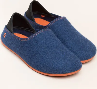 Produktbild von Gottstein Wool Slip-On Hausschuh Slipper für draußen und drinnen, Aus 100% Schurwolle, Mit rutschfester Gummisohle