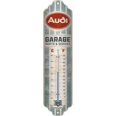 Obrázek produktu pro Nostalgic-Art - Teploměr - Audi Logo Garage